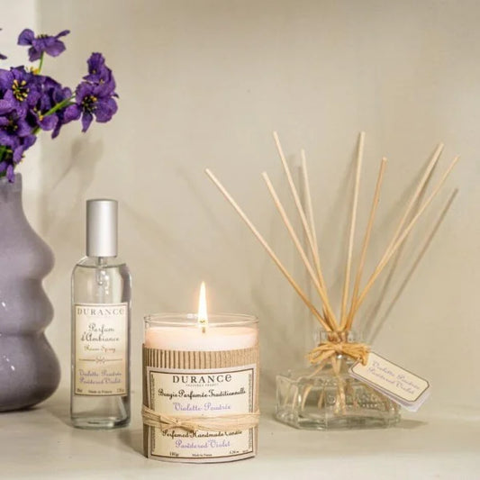 Illatgyertya 180 gr púderes ibolya/Violette poudré - Durance France