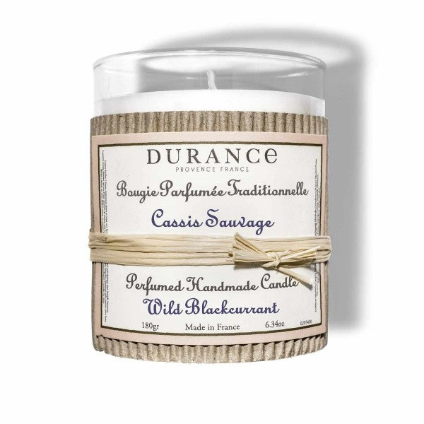 Illatgyertya 180 gr Vad feketeribizli / Cassis Sauvage - Durance France