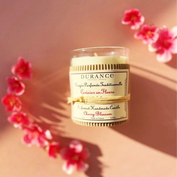 Illatgyertya 180 gr Cseresznyevirág / Cerisier en Fleurs - Durance France