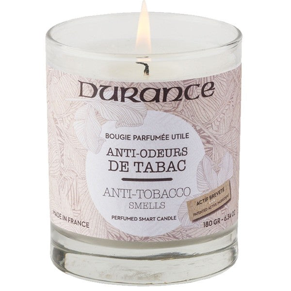 Illatgyertya 180 gr Dohányfüst elleni / Anti-Odeurs de Tabac - Durance France