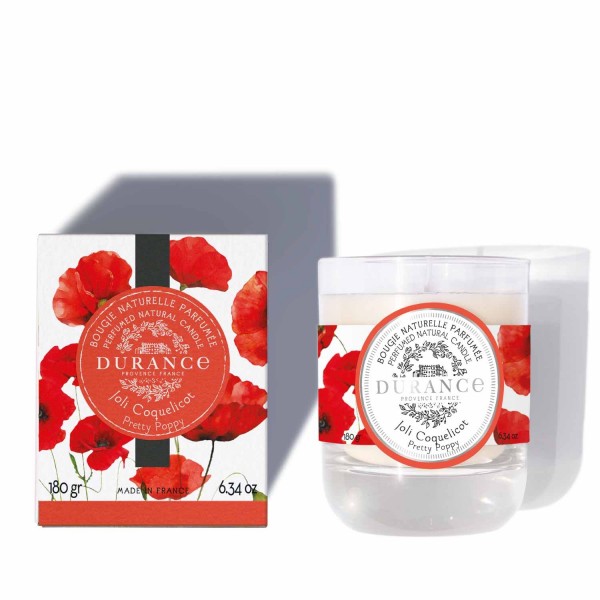 Illatgyertya 180gr Pipacs / Joli Coquelicot - Durance France