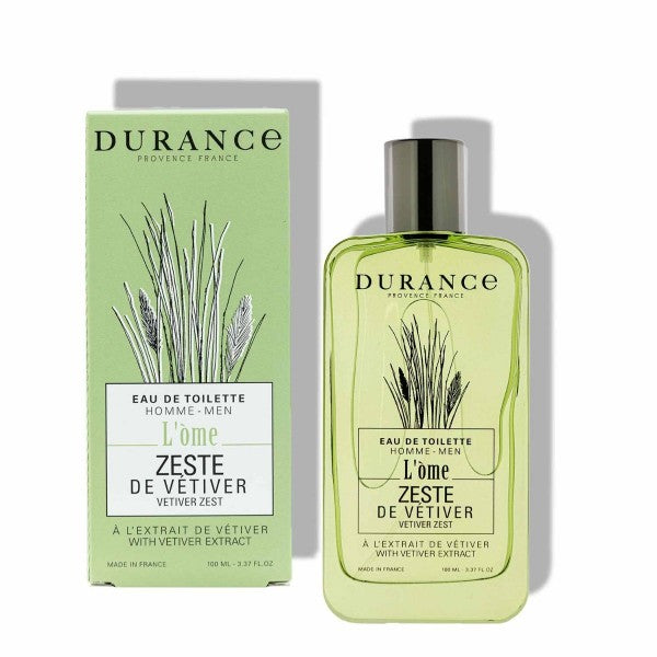 Eau de toilette, EDT 100 ml Vetiver / L'Ome Zeste de Vétiver - Durance France